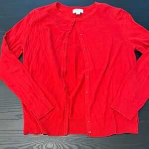 LOFT Vibrant Red Women's Cardigan